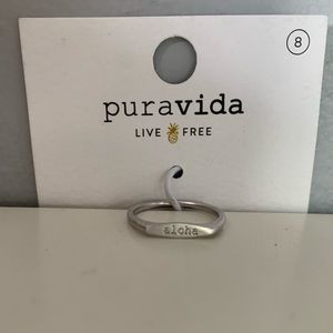 Pura Vida Aloha Ring Size 8